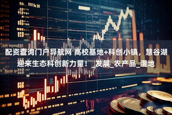 配资查询门户导航网 高校基地+科创小镇，慧谷湖迎来生态科创新力量！_发展_农产品_湿地