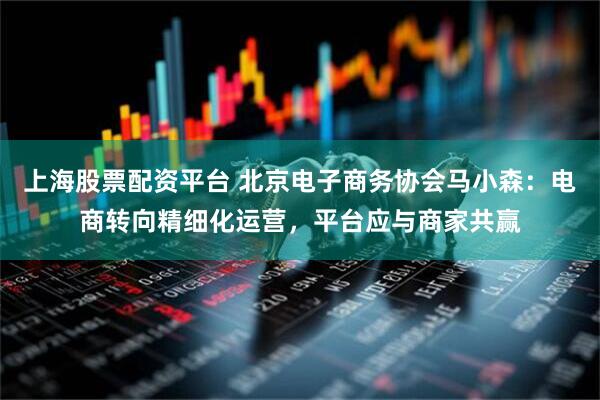 上海股票配资平台 北京电子商务协会马小森：电商转向精细化运营，平台应与商家共赢