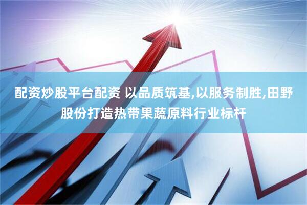 配资炒股平台配资 以品质筑基,以服务制胜,田野股份打造热带果蔬原料行业标杆